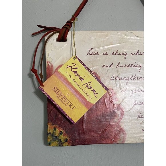 LOVE Ceramic Wall Plaque Flavia Home For Silvesteri 6 X 8 Valentine’s Day - Picture 2 of 4
